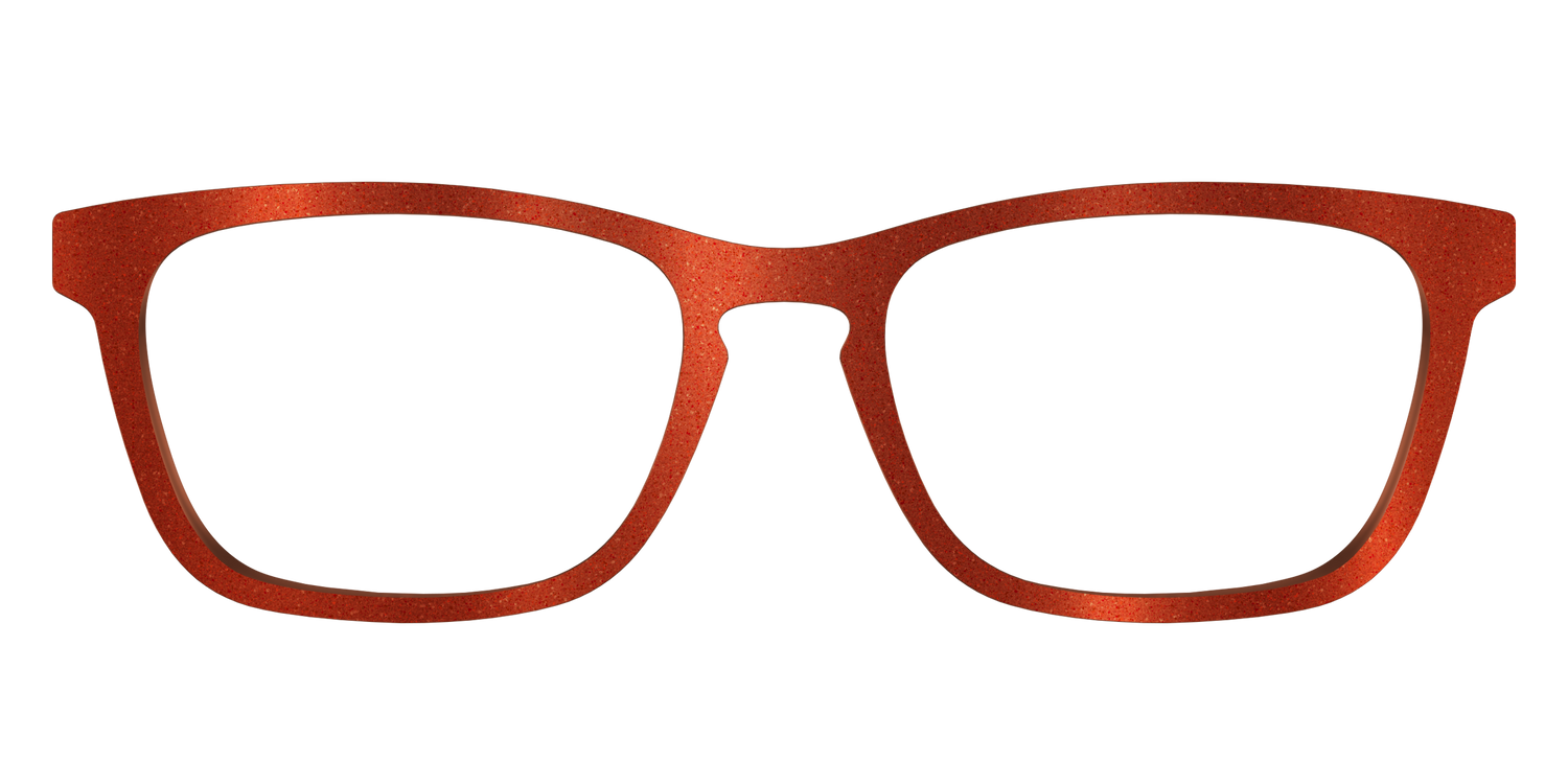 The Burnt Orange Shimmer - Front Top Image - Pair Eyewear