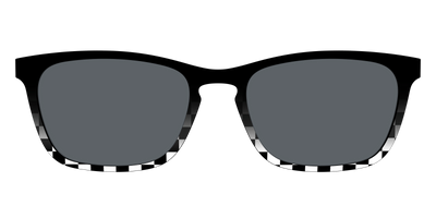The Polarized Checkerboard Fade Sun Top - Front Top Thumbnail - Pair Eyewear
