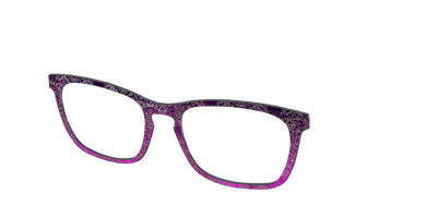 The Dark Romance Foil Damask - Angle Top Thumbnail - Pair Eyewear
