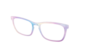 The Dreamy Pastel with Holographic Glitter - Angle Top Thumbnail - Pair Eyewear