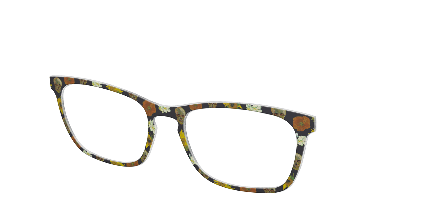 The Floral Skulls - Angle Top Image - Pair Eyewear