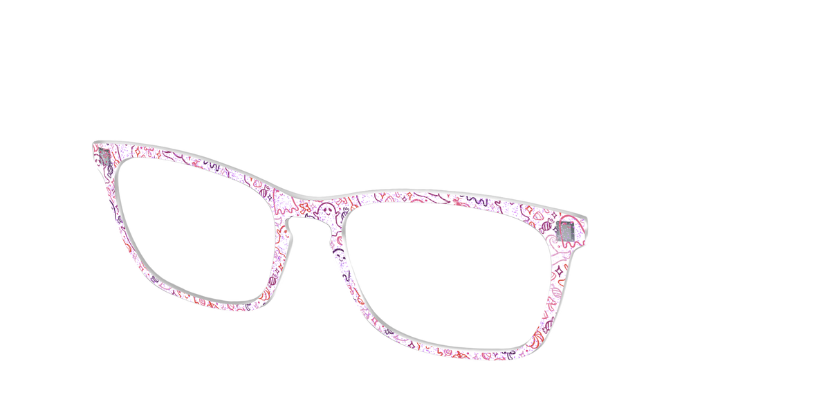 The Frightfully Fun Doodles Crystal - Angle Top Image - Pair Eyewear