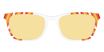 The Groovy Stripes with Citrine Yellow Lens - Front Top Thumbnail - Pair Eyewear