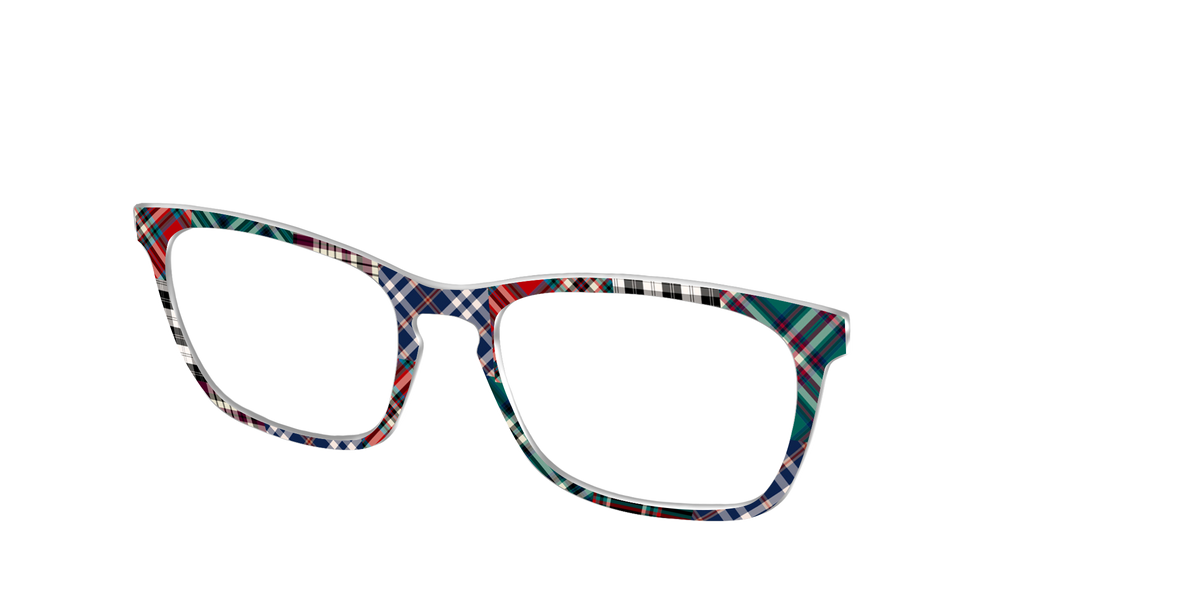 The Grunge Plaid Print Mix - Angle Top Image - Pair Eyewear