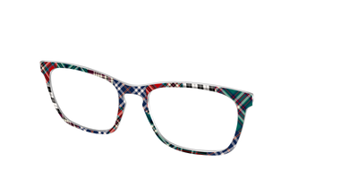 The Grunge Plaid Print Mix - Angle Top Thumbnail - Pair Eyewear