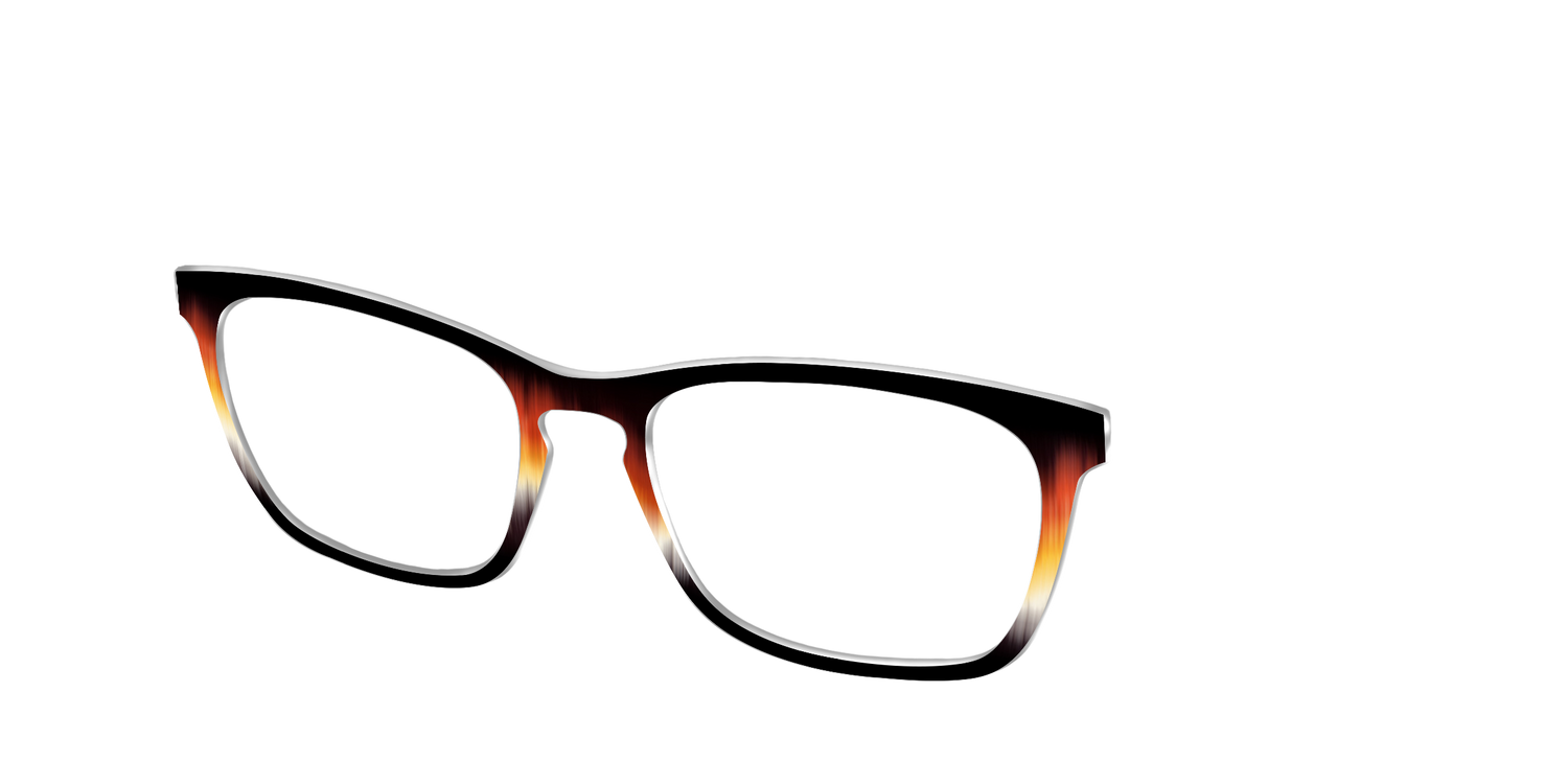 The Hallows' Eve Gradient - Angle Top Image - Pair Eyewear