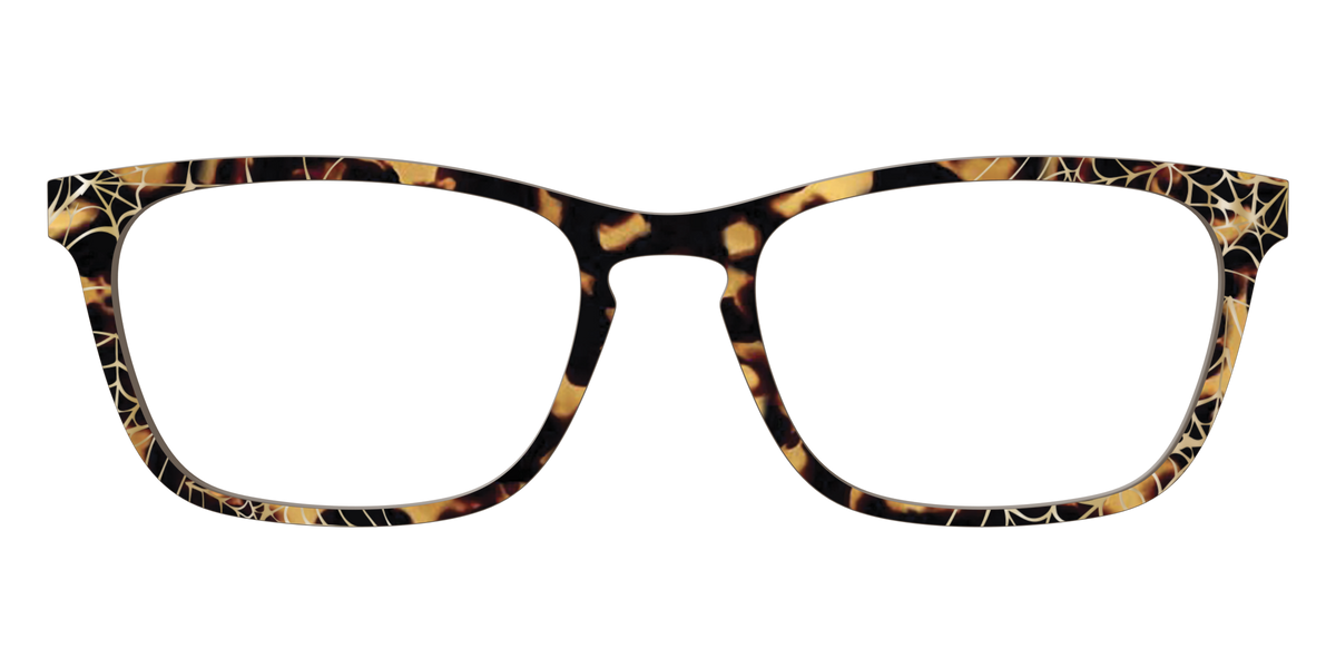 The Haunted Tortoise with Gold Foil Webs - Front Top Image - Pair Eyewear