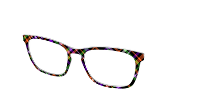 The Hexed Plaid - Angle Top Thumbnail - Pair Eyewear