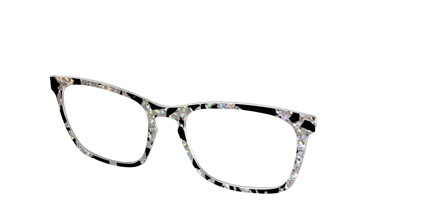 The Holographic Mottled Tortoise - Angle Top Image - Pair Eyewear