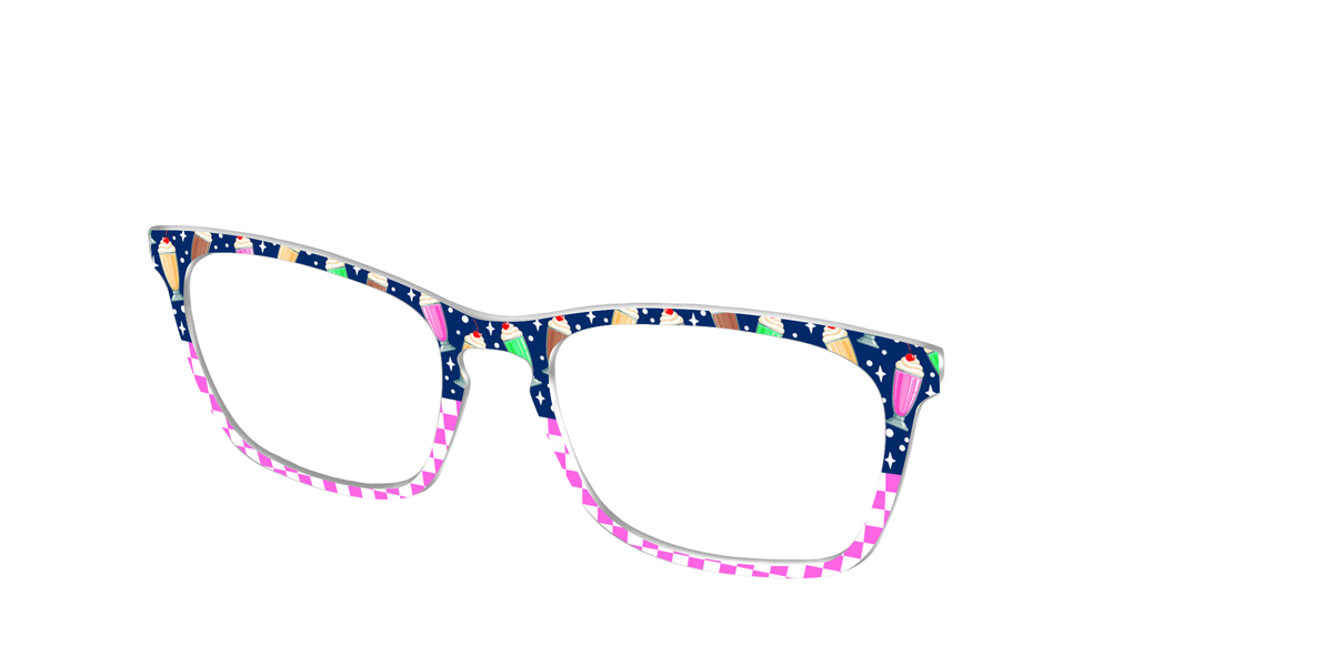 The Ice Cream Social Split - Angle Top Image - Pair Eyewear