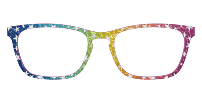The Iridescent Rainbow Stars - Front Top Thumbnail - Pair Eyewear