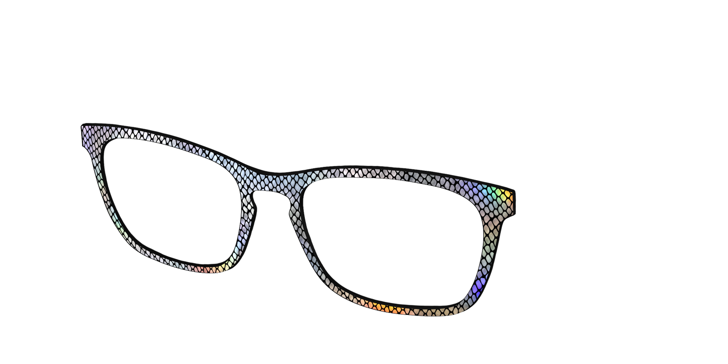 The Iridescent Serpent - Angle Top Image - Pair Eyewear