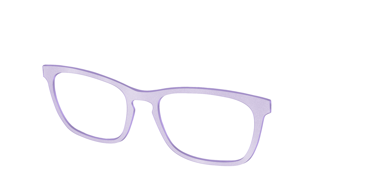 The Lavender Shimmer - Angle Top Image - Pair Eyewear