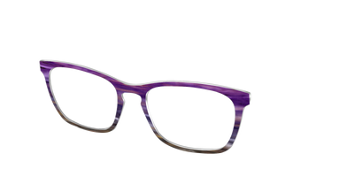 The Lilac Gradient Horn - Angle Top Thumbnail - Pair Eyewear
