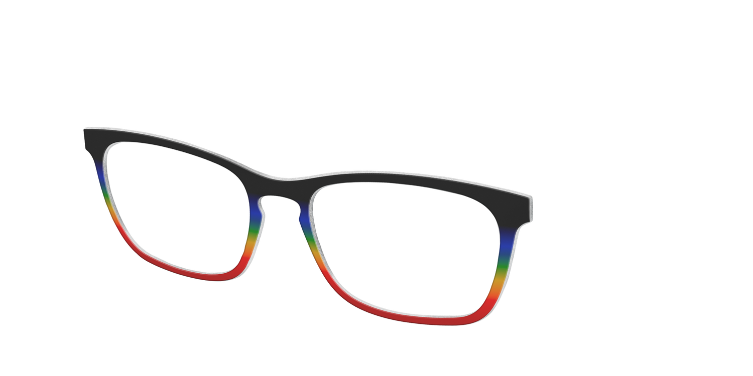 The Love Wins Gradient - Angle Top Image - Pair Eyewear