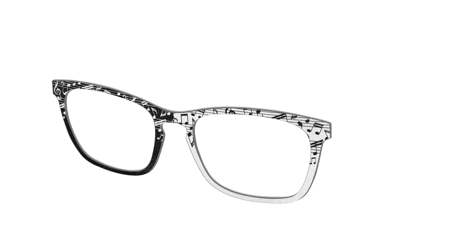 The Musical Shimmer Split - Angle Top Image - Pair Eyewear