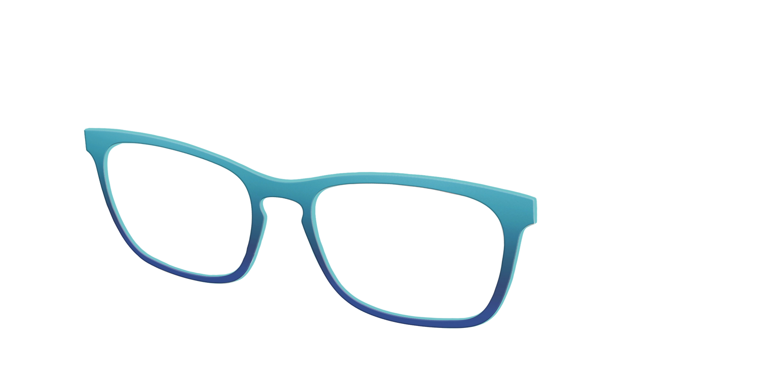 The Ocean Blue - Angle Top Image - Pair Eyewear