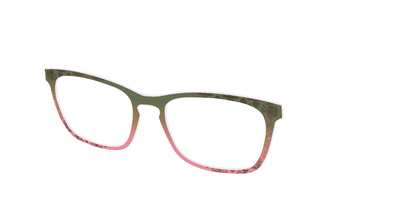 The Olive to Rose Trellis with Champagne Foil - Angle Top Thumbnail - Pair Eyewear