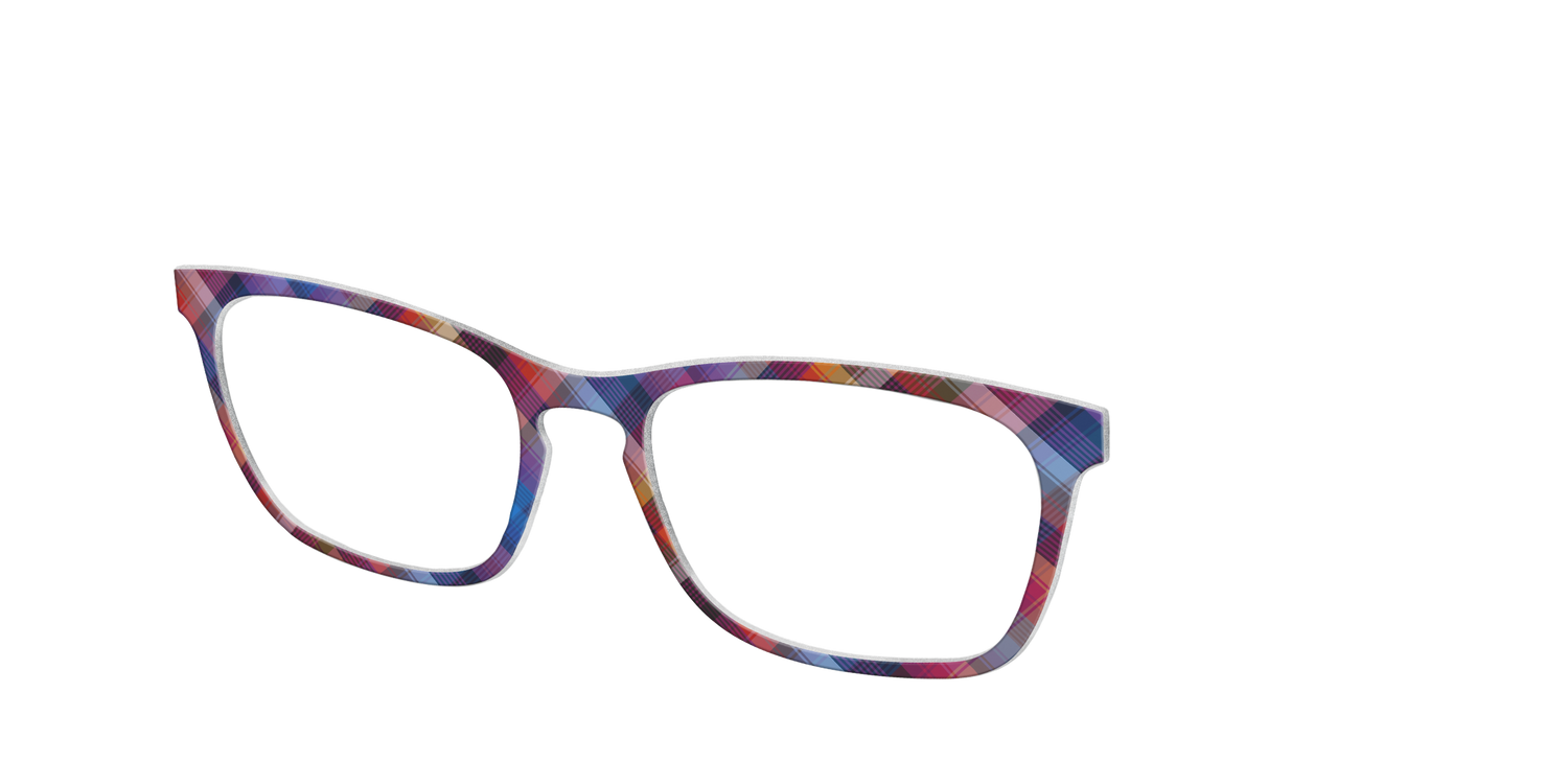 The Ombre Plaid - Angle Top Image - Pair Eyewear