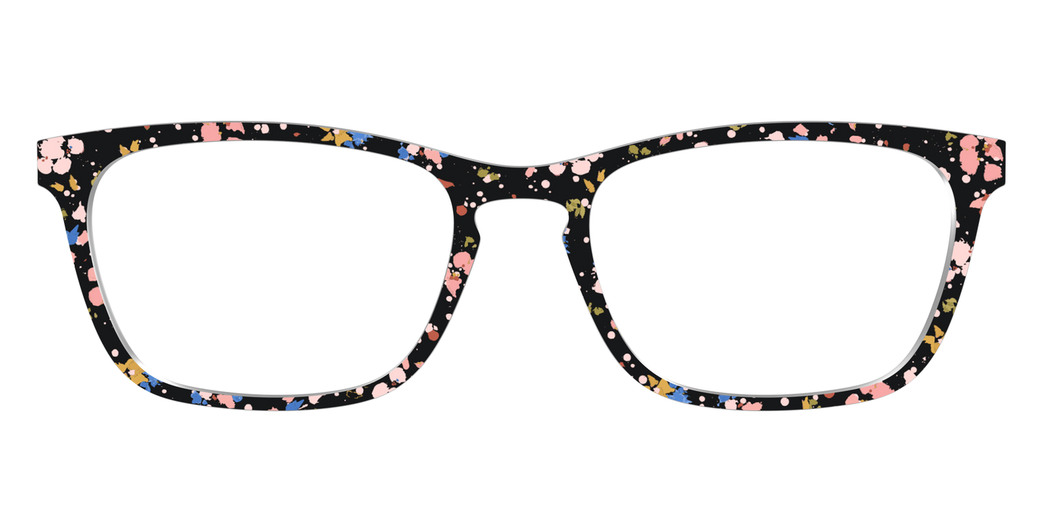 The Pallid Paint Splatter - Front Top Image - Pair Eyewear