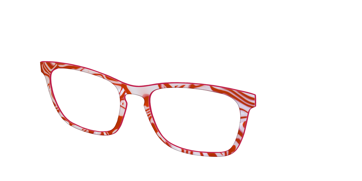 The Peppermint Swirl - Angle Top Image - Pair Eyewear