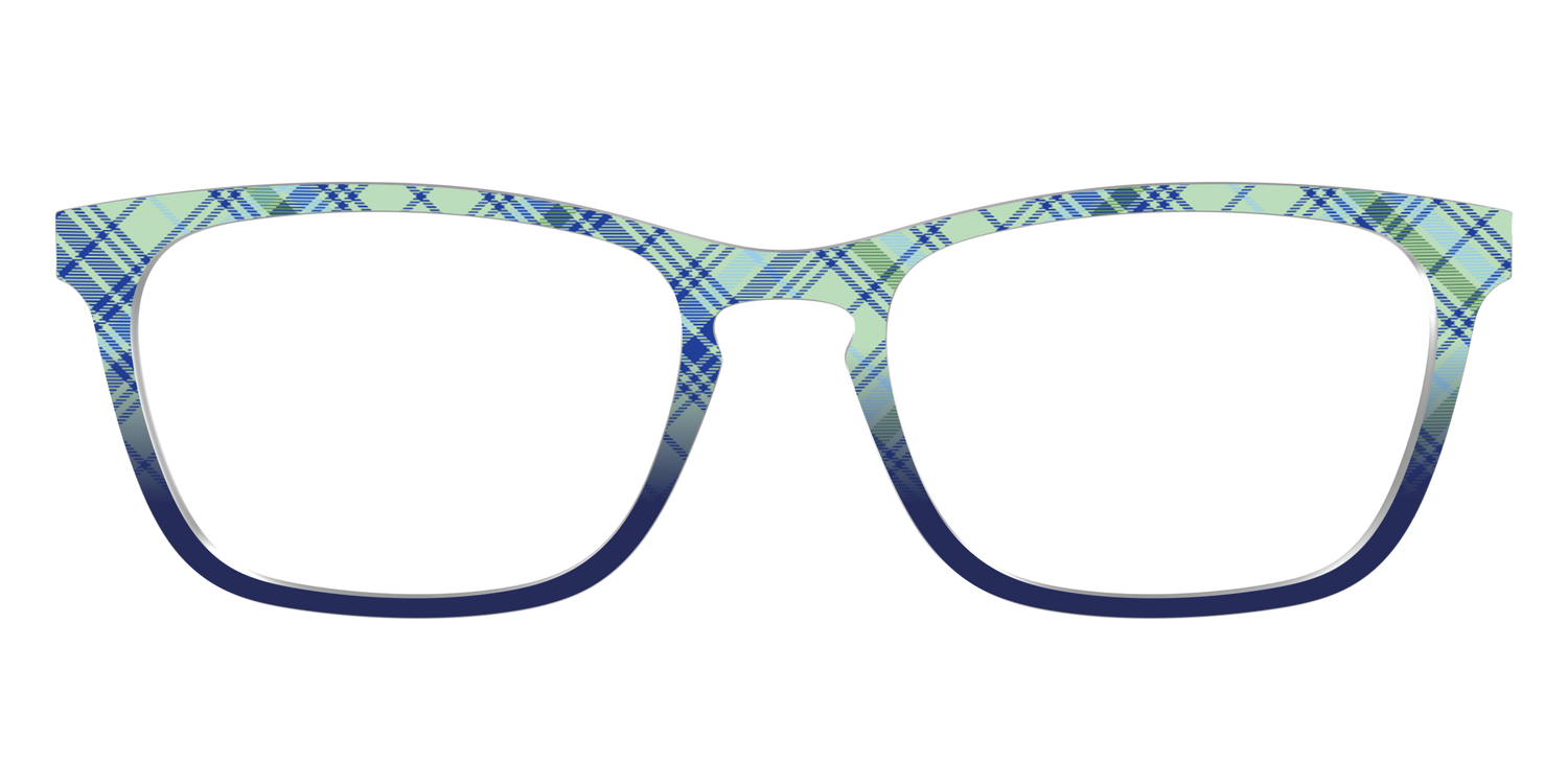 The Poetic Plaid - Front Top Image - Pair Eyewear