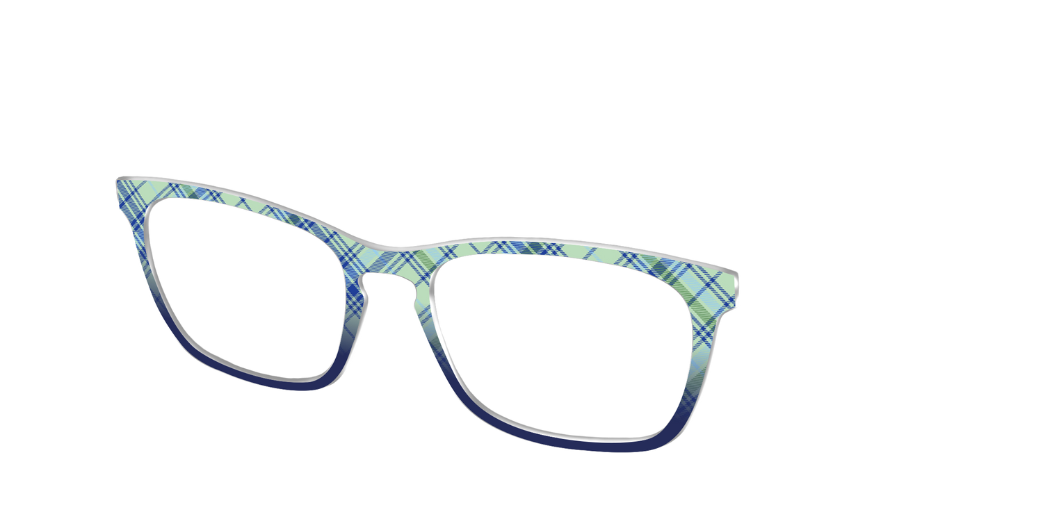 The Poetic Plaid - Angle Top Image - Pair Eyewear