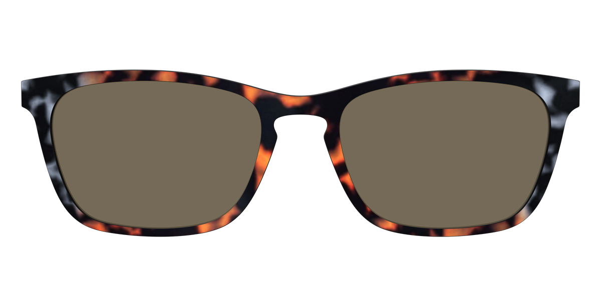 The Polarized Gray & Amber Tortoise Sun Top - Front Top Image - Pair Eyewear