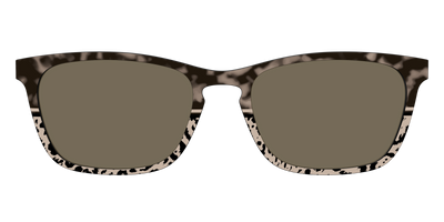 The Polarized Ink Blot Tortoise Split Sun Top - Front Top Thumbnail - Pair Eyewear