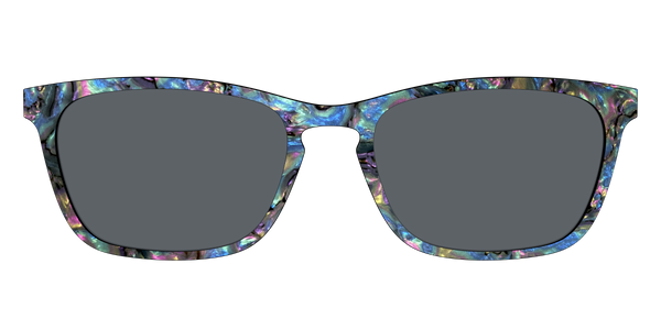 The Casper - Teal Pearlized Gradient Acetate Silver Metal