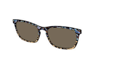 The Polarized Oasis Tortoise Split Sun Top - Angle Top Thumbnail - Pair Eyewear