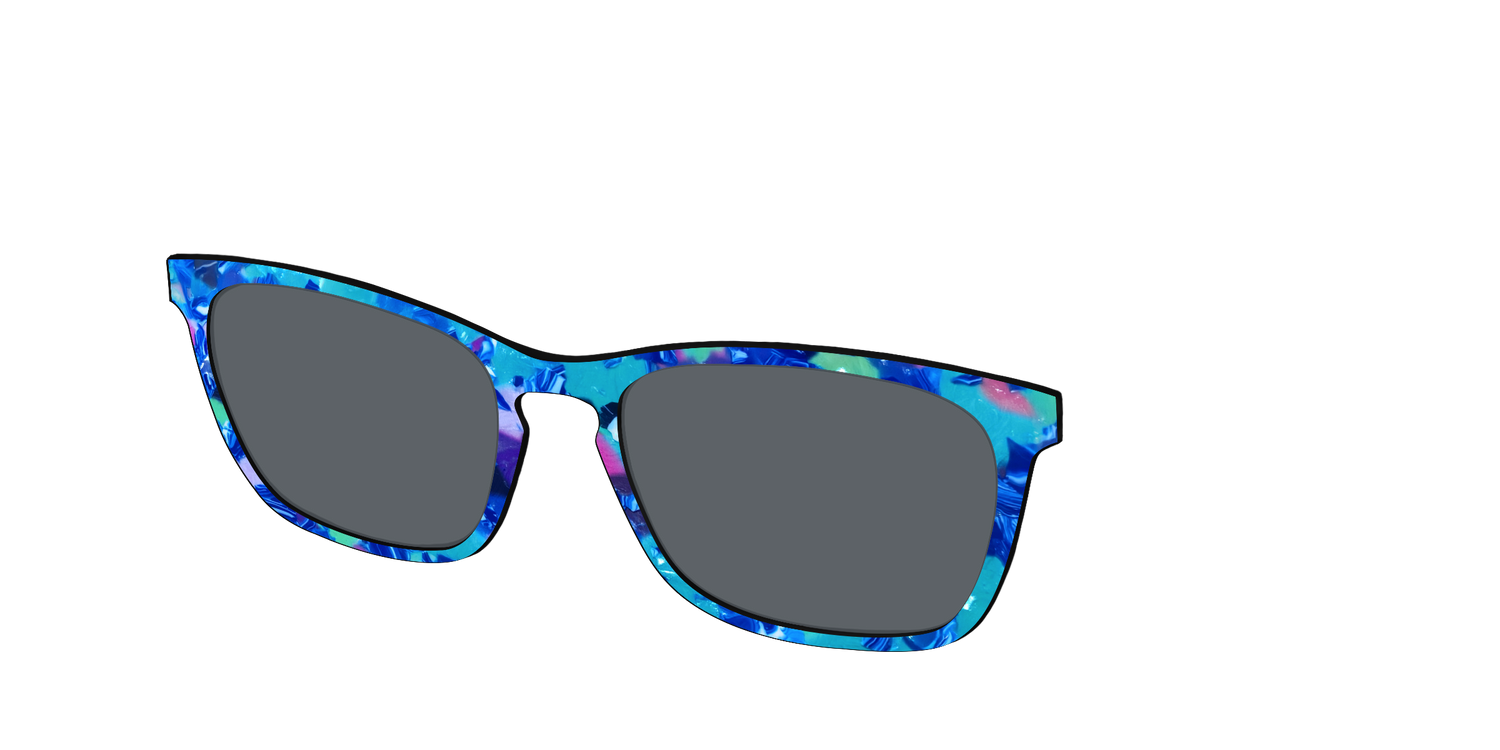 The Polarized Tropic Pearl Sun Top - Angle Top Image - Pair Eyewear