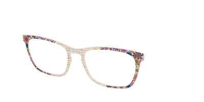 The Pressed Flowers with Foil Crystal - Angle Top Thumbnail - Pair Eyewear