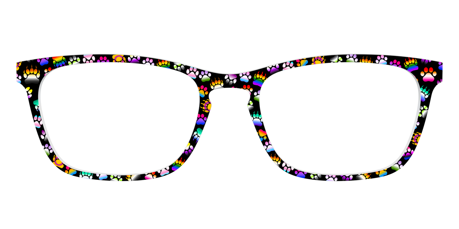 The Pride Paw Prints - Front Top Image - Pair Eyewear