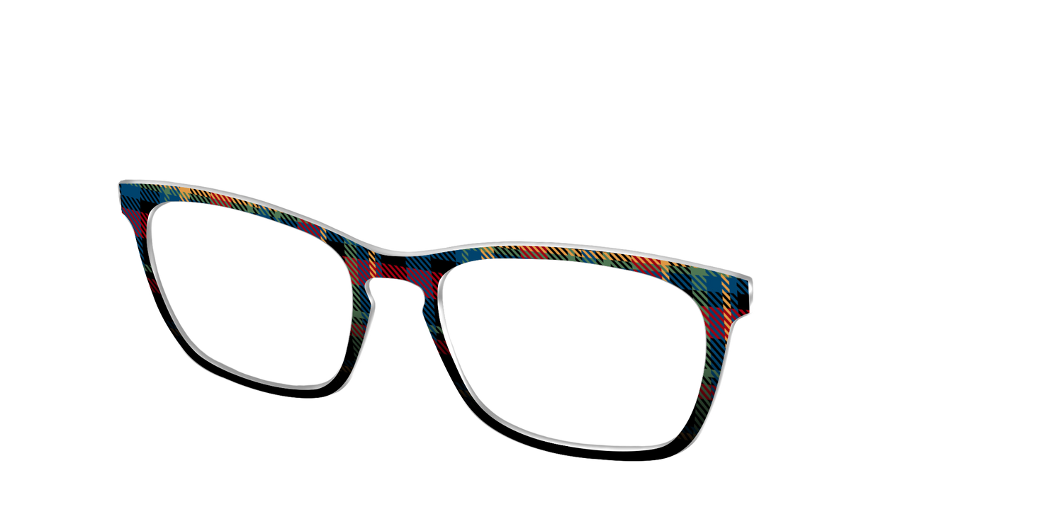 The Principal Plaid - Angle Top Image - Pair Eyewear