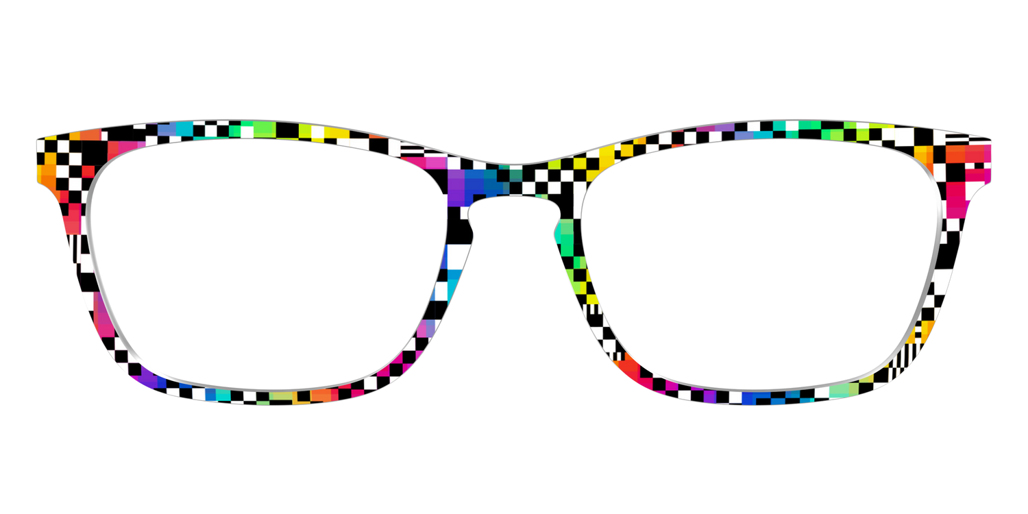 The Prismatic Check - Front Top Image - Pair Eyewear