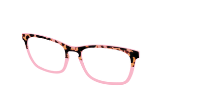 The Punch Tortoise Crystal Split - Angle Top Thumbnail - Pair Eyewear