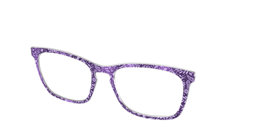 The Purple Shimmer Botanical - Angle Top Thumbnail - Pair Eyewear