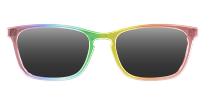 The Polarized Rainbow Gradient Sun Top - Front Top Thumbnail - Pair Eyewear