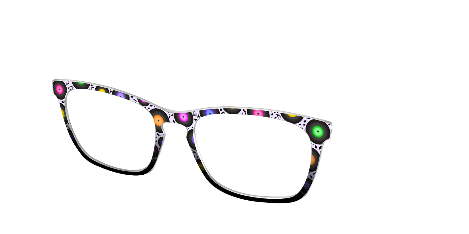 The Record Collection - Angle Top Image - Pair Eyewear