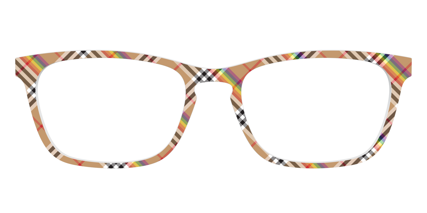 The Scholarly Plaid - Front Top Image - Pair Eyewear
