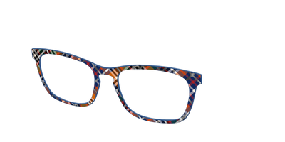 The Scholastic Plaid with Foil - Angle Top Thumbnail - Pair Eyewear