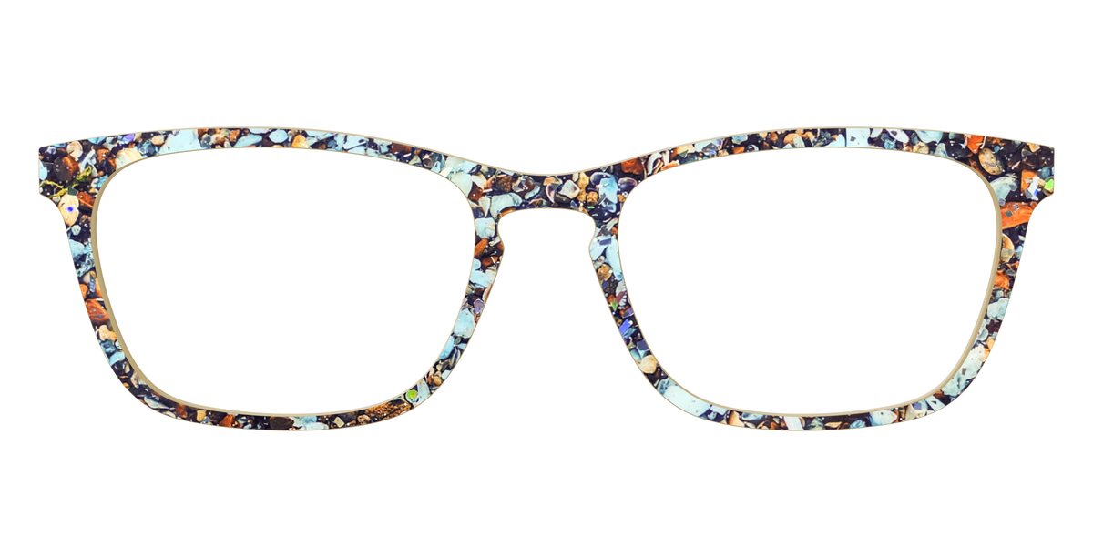 The Seashell Tortoise with Holographic Glitter - Front Top Image - Pair Eyewear