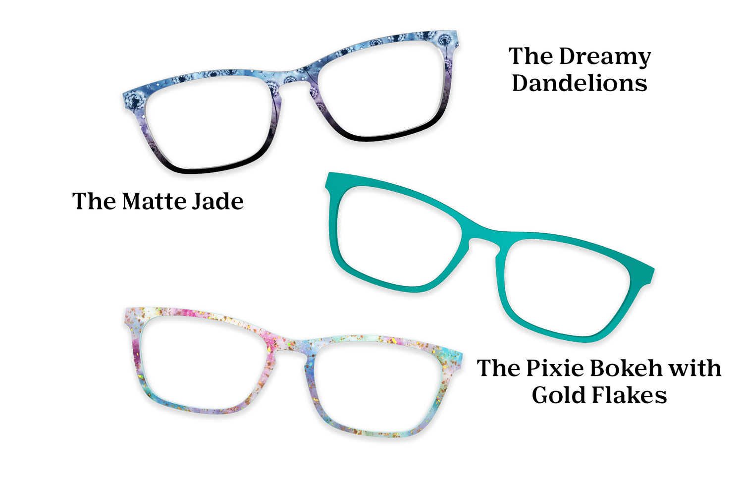 The Casper - Seafoam Clear - Pairing Set - Pair Eyewear