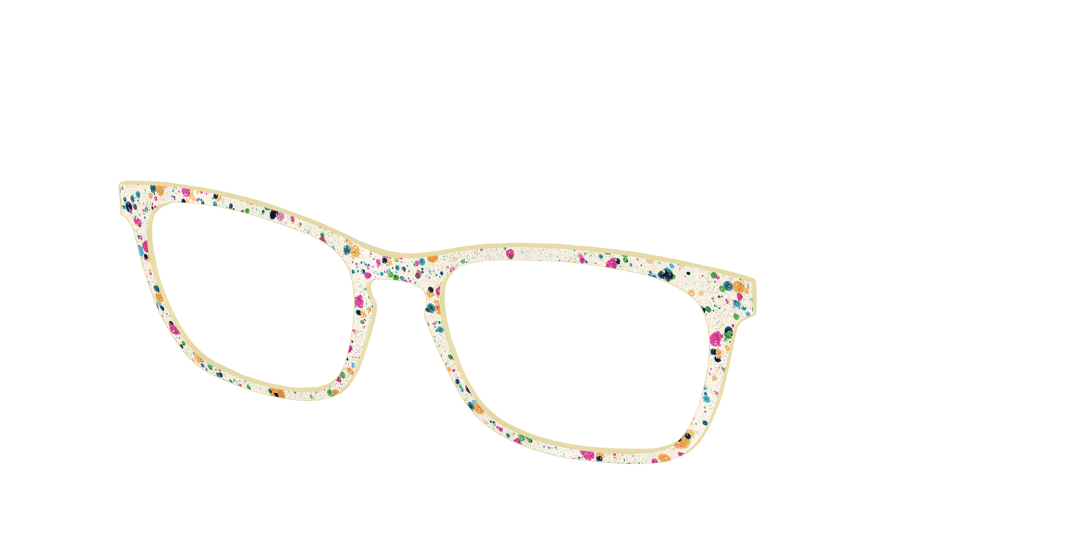 The Shimmer Speckled Egg - Angle Top Image - Pair Eyewear