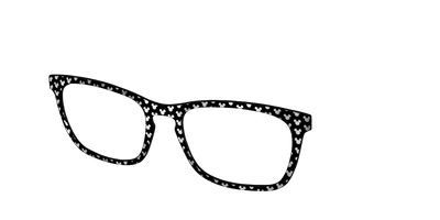 The Silver Foil Mickey - Angle Top Thumbnail - Pair Eyewear