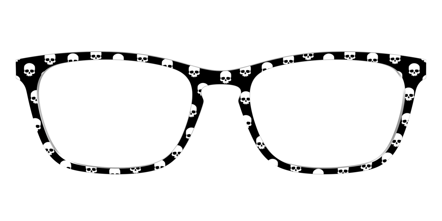The Simple Spooky Skulls - Front Top Image - Pair Eyewear