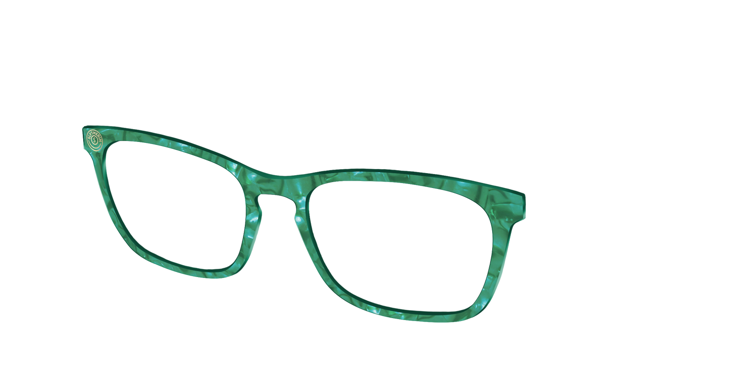 The Slytherin™ Pearl Tortoise - Angle Top Image - Pair Eyewear