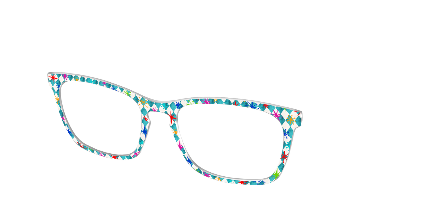 The Starburst Diamonds - Angle Top Image - Pair Eyewear