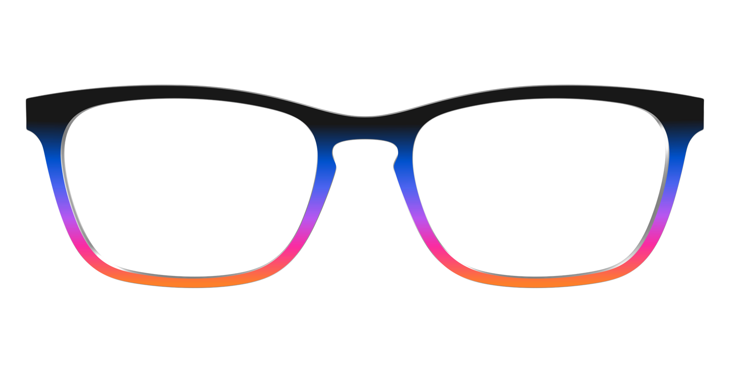 The Summer Sunset Gradient - Front Top Image - Pair Eyewear